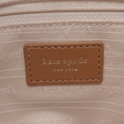 kate spade logo Tote Bag Leather Ladies [Used]