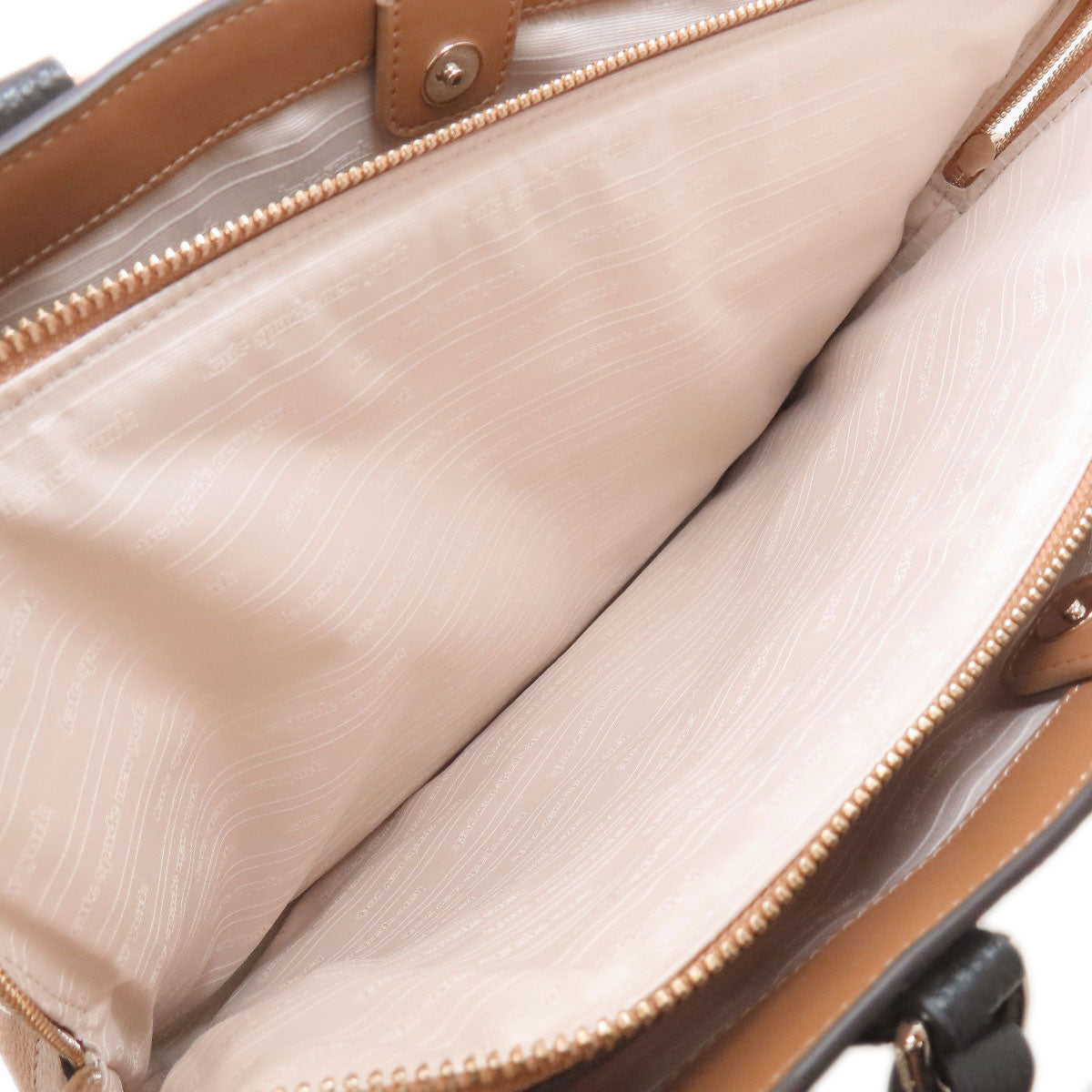 kate spade logo Tote Bag Leather Ladies [Used]