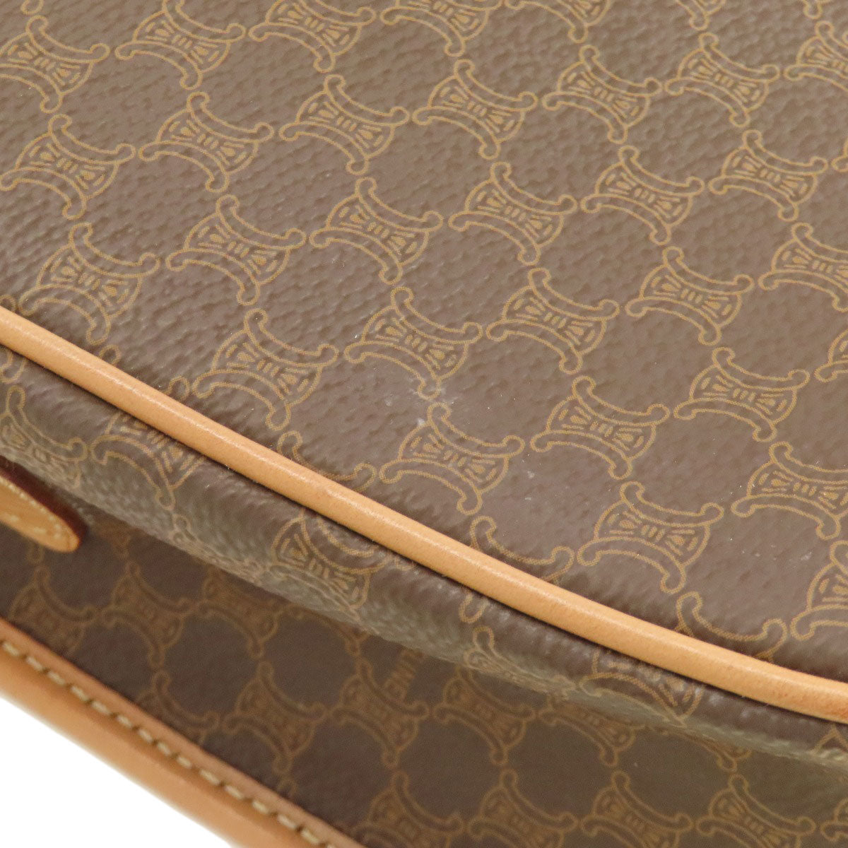 CELINE Macadam pattern Shoulder Bag PVC Ladies [Used]