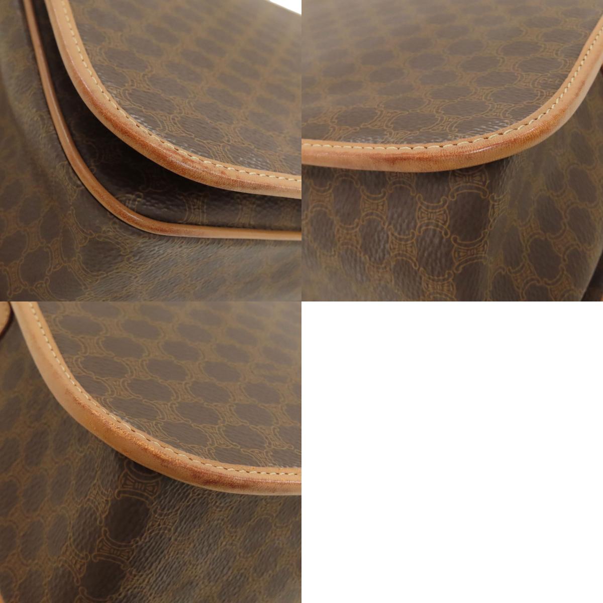 CELINE Macadam pattern Shoulder Bag PVC Ladies [Used]