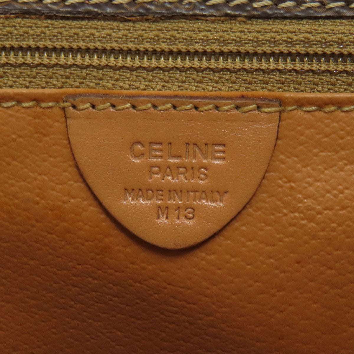 CELINE Macadam pattern Shoulder Bag PVC Ladies [Used]