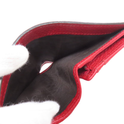 GUCCI 453169 Animalie Bifold Wallet with Coin Pocket Calf Ladies [Used]