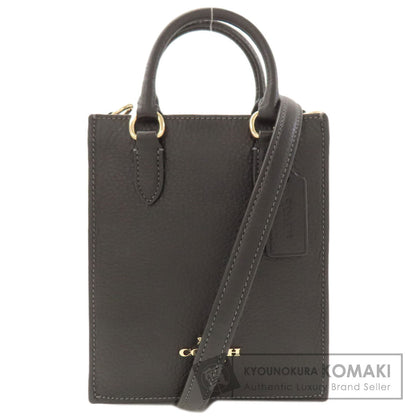 COACH CJ500 North South Mini Tote 2-Way Handbag Leather Ladies [Used]