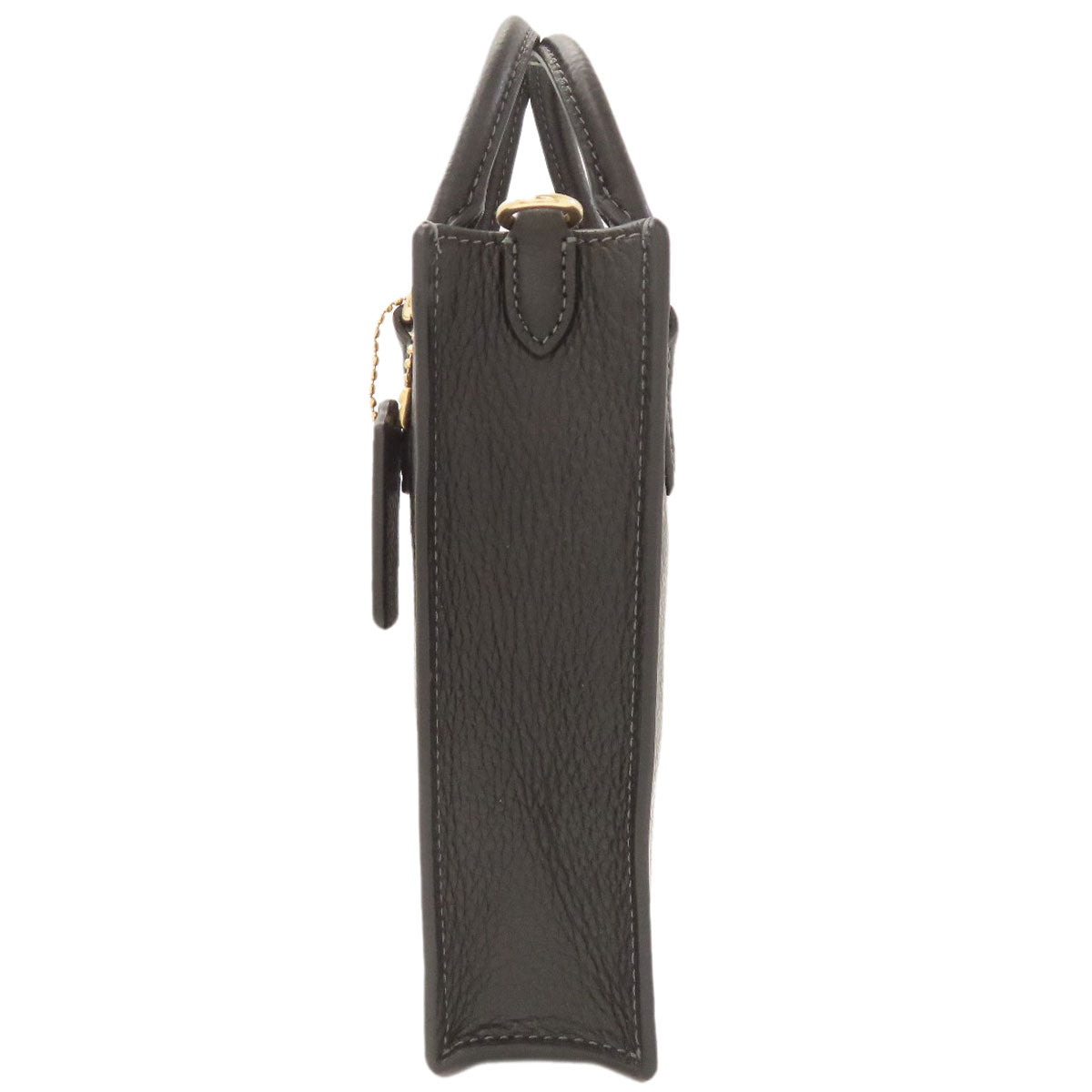 COACH CJ500 North South Mini Tote 2-Way Handbag Leather Ladies [Used]