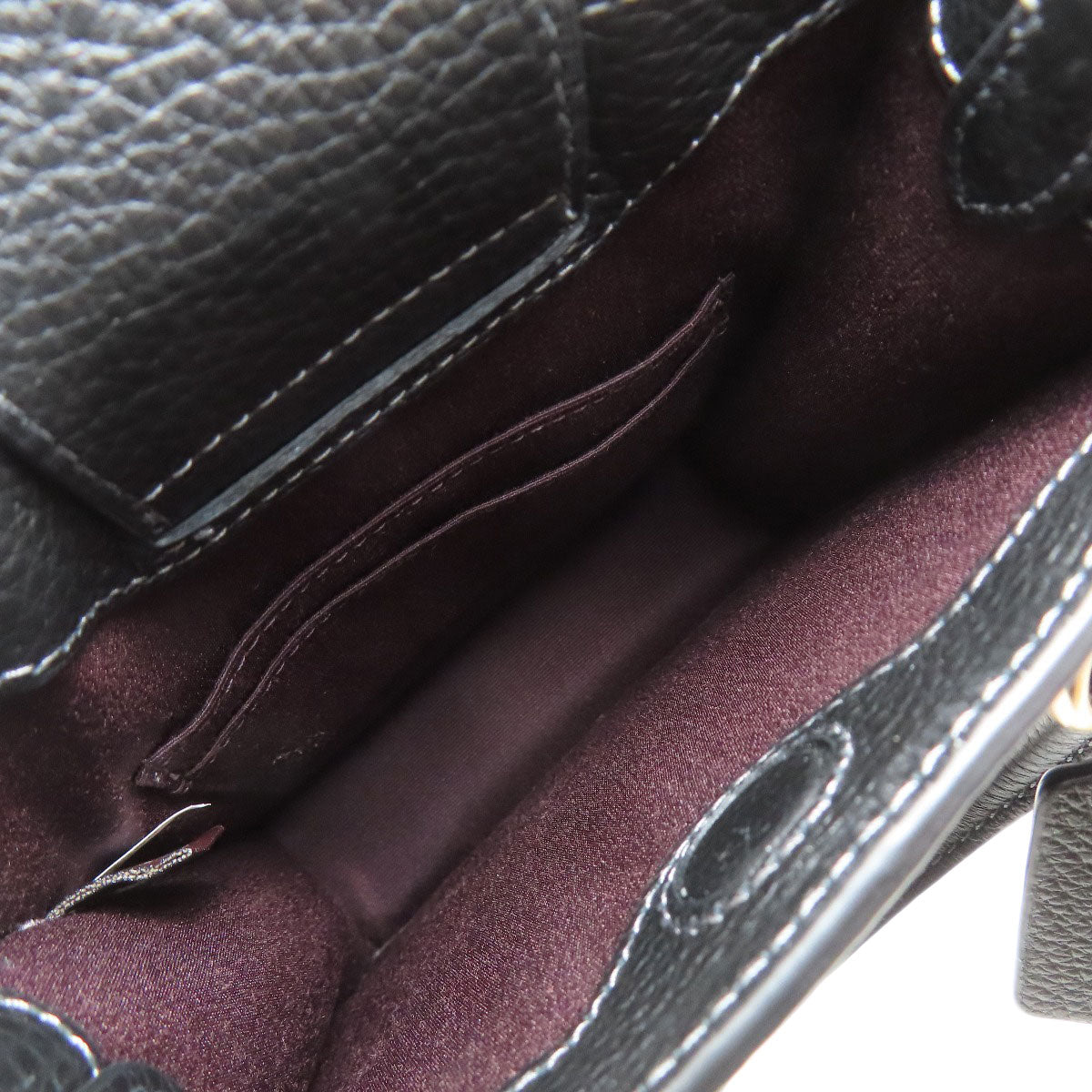 COACH CJ500 North South Mini Tote 2-Way Handbag Leather Ladies [Used]