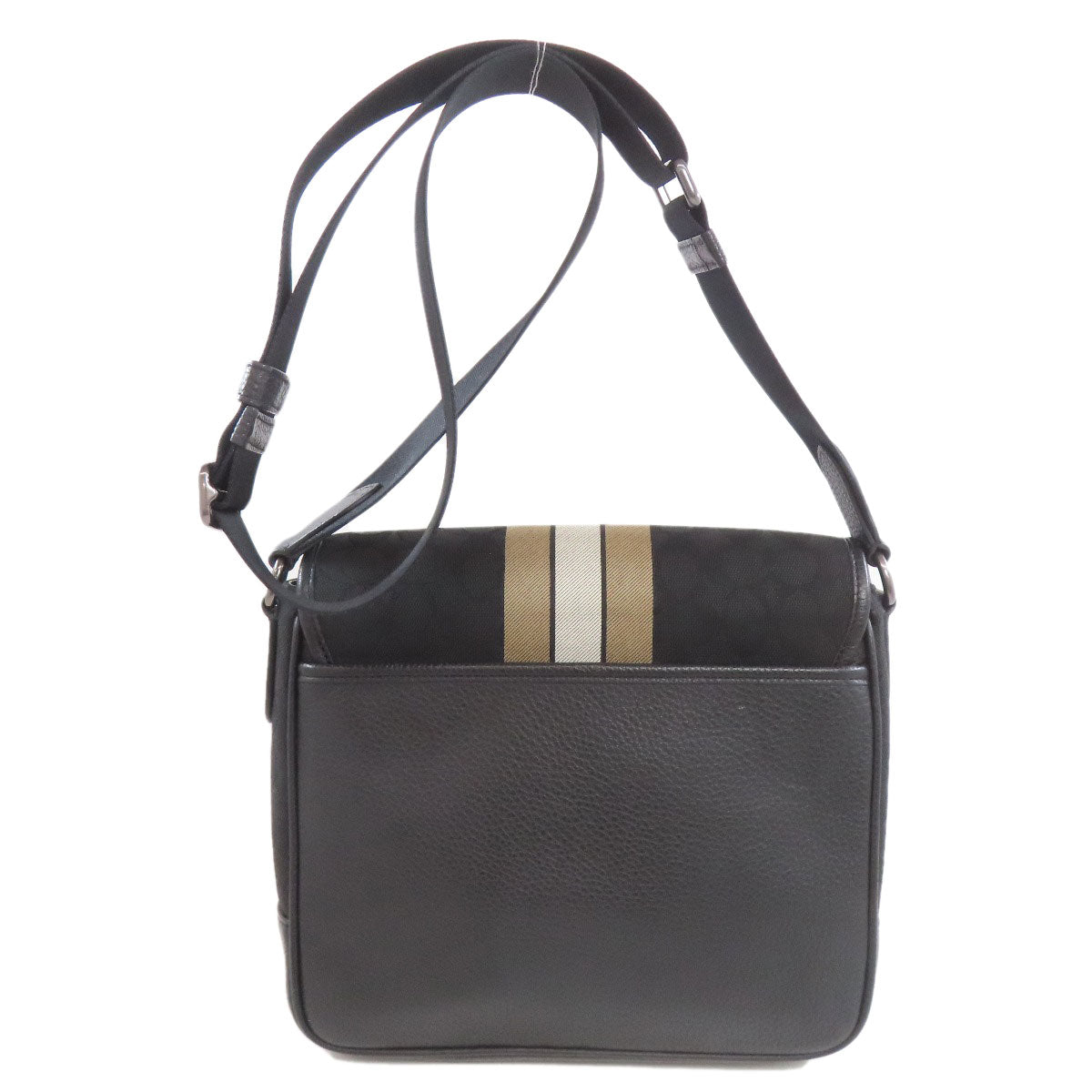 COACH C6583 thompson signature Shoulder Bag Canvas LeatherLadies [Used]