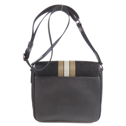 COACH C6583 thompson signature Shoulder Bag Canvas LeatherLadies [Used]