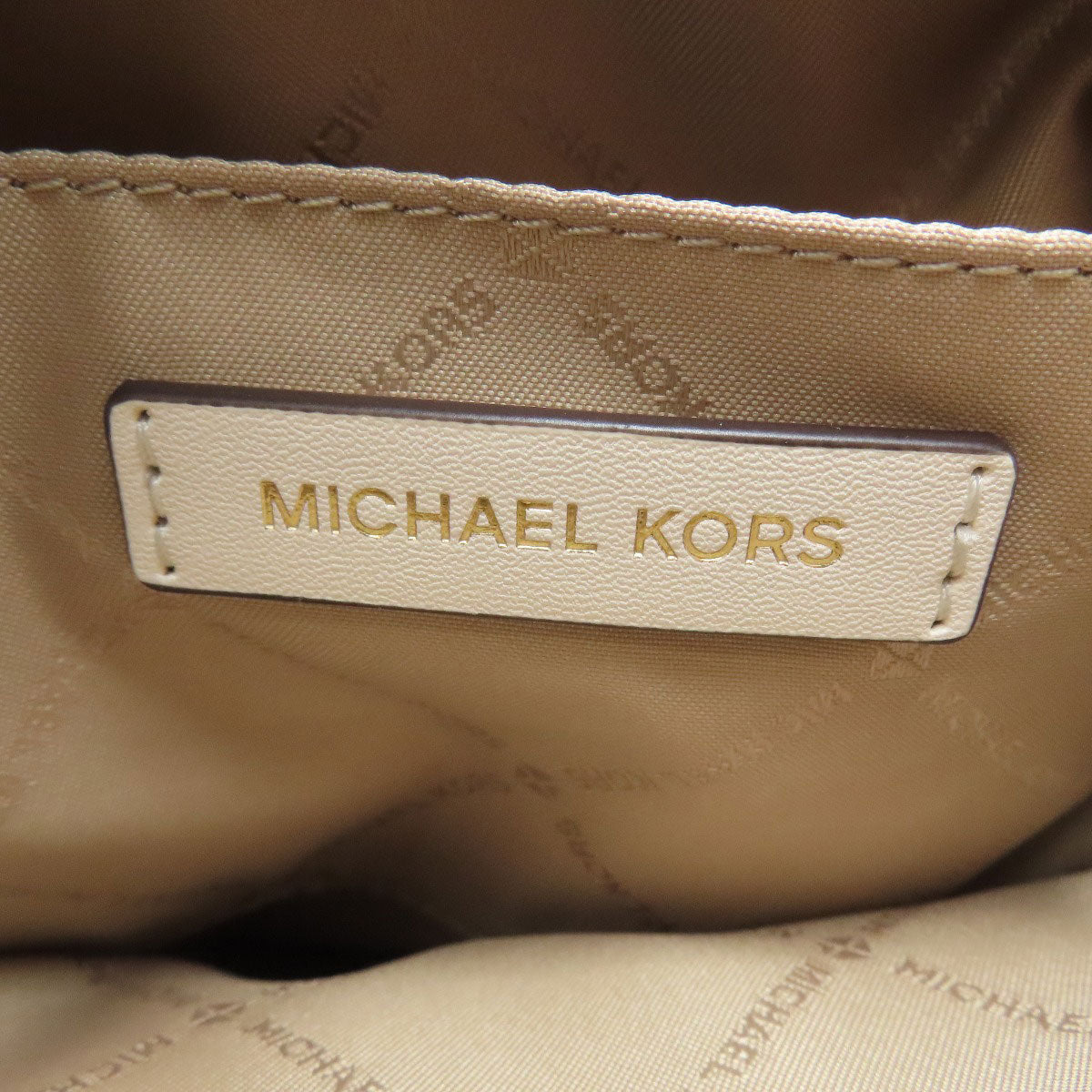 Michael Kors MK signature Backpack Â· Daypack Leather PVCLadies [Used]