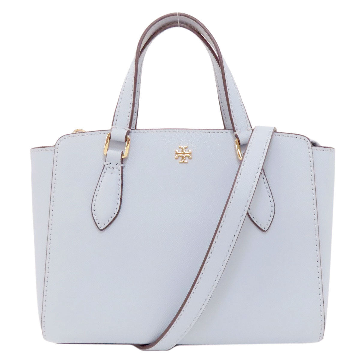 Tory Burch Emerson Mini Top Zip 2-Way Handbag Leather Ladies [Used]