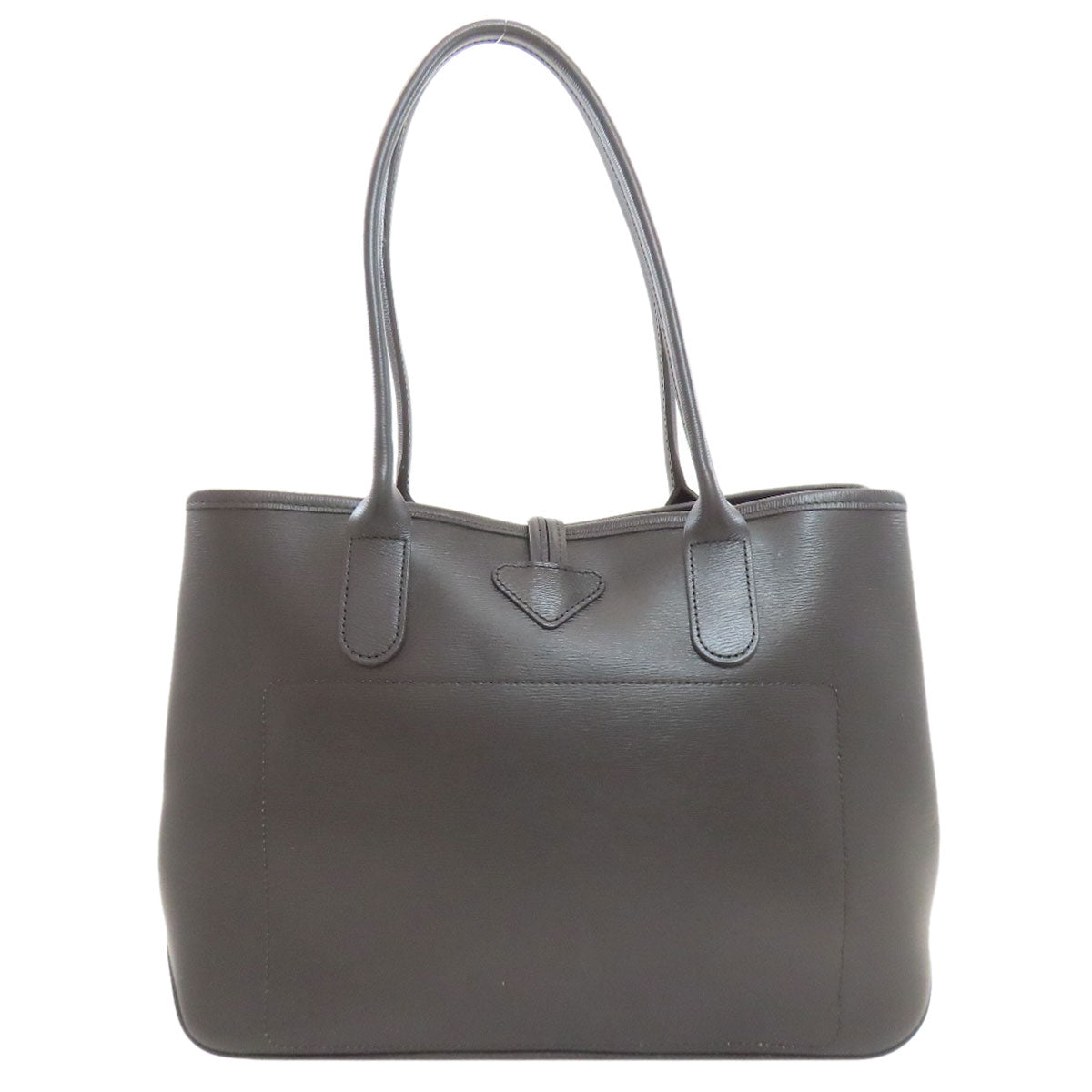 Longchamp logo Tote Bag Leather Ladies [Used]