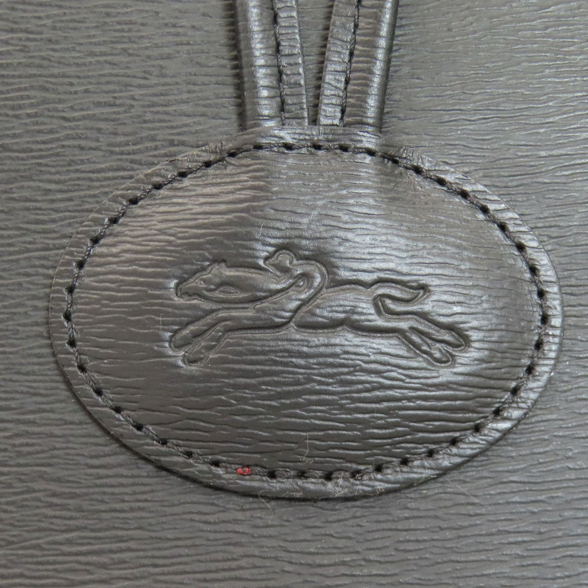 Longchamp logo Tote Bag Leather Ladies [Used]