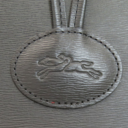 Longchamp logo Tote Bag Leather Ladies [Used]