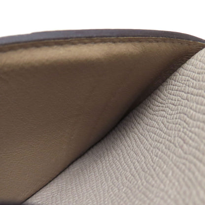 HERMES Bearn Compact SilverHardware Bifold Wallet with Coin Pocket Epsom Ladies [Used]