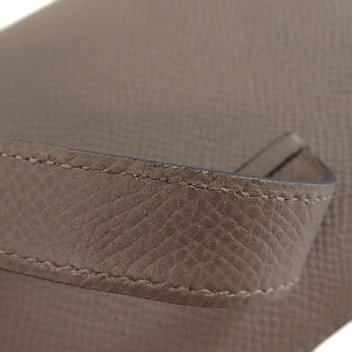 HERMES Bearn Compact SilverHardware Bifold Wallet with Coin Pocket Epsom Ladies [Used]