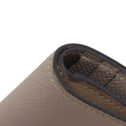 HERMES Bearn Compact SilverHardware Bifold Wallet with Coin Pocket Epsom Ladies [Used]