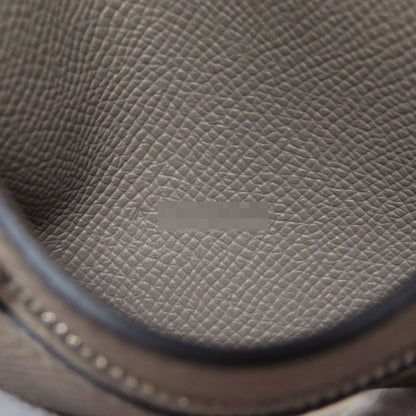 HERMES Bearn Compact SilverHardware Bifold Wallet with Coin Pocket Epsom Ladies [Used]