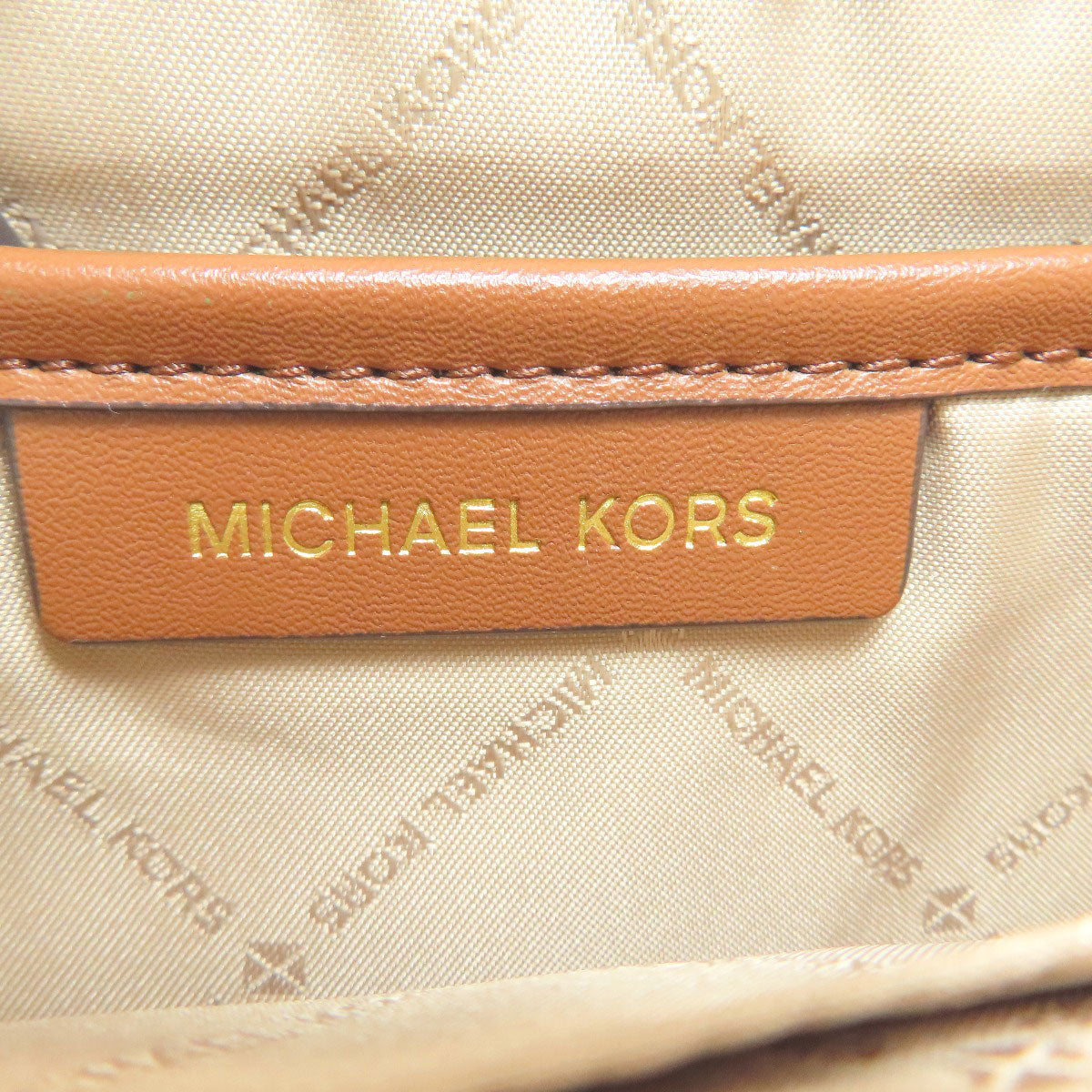 Michael Kors MK signature Backpack Â· Daypack Leather PVCLadies [Used]