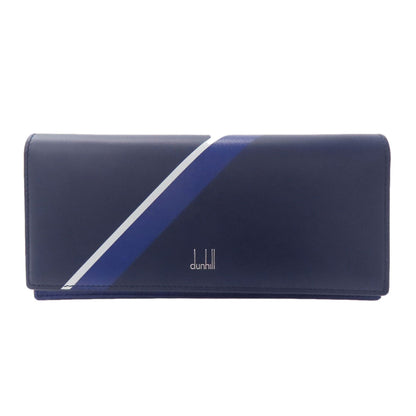 Dunhill Samurai Blue Collection Long wallet (with coin pocket) Leather mens [Used]
