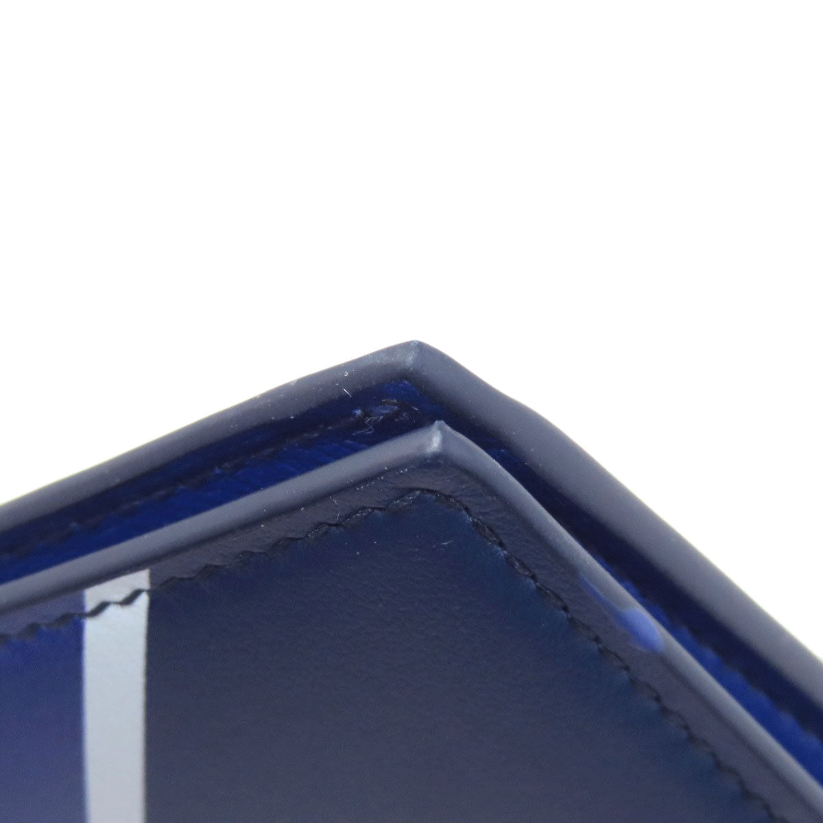 Dunhill Samurai Blue Collection Long wallet (with coin pocket) Leather mens [Used]