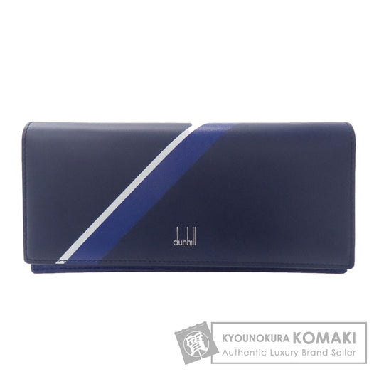 Dunhill Samurai Blue Collection Long wallet (with coin pocket) Leather mens [Used]