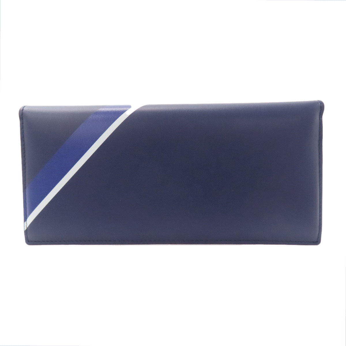 Dunhill Samurai Blue Collection Long wallet (with coin pocket) Leather mens [Used]
