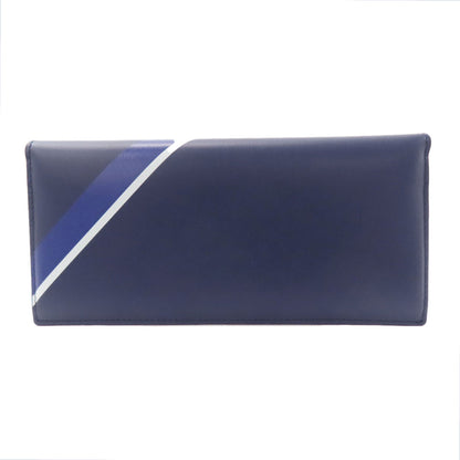 Dunhill Samurai Blue Collection Long wallet (with coin pocket) Leather mens [Used]