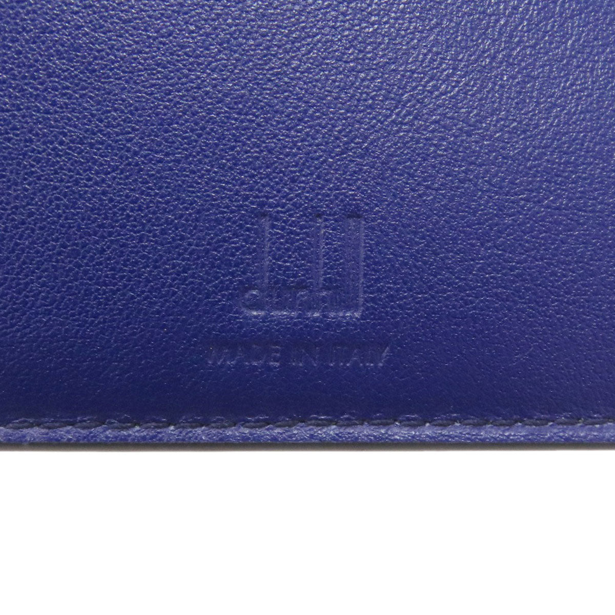 Dunhill Samurai Blue Collection Long wallet (with coin pocket) Leather mens [Used]