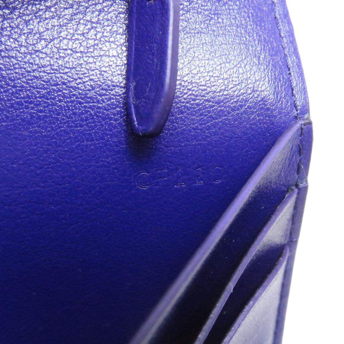 Dunhill Samurai Blue Collection Long wallet (with coin pocket) Leather mens [Used]