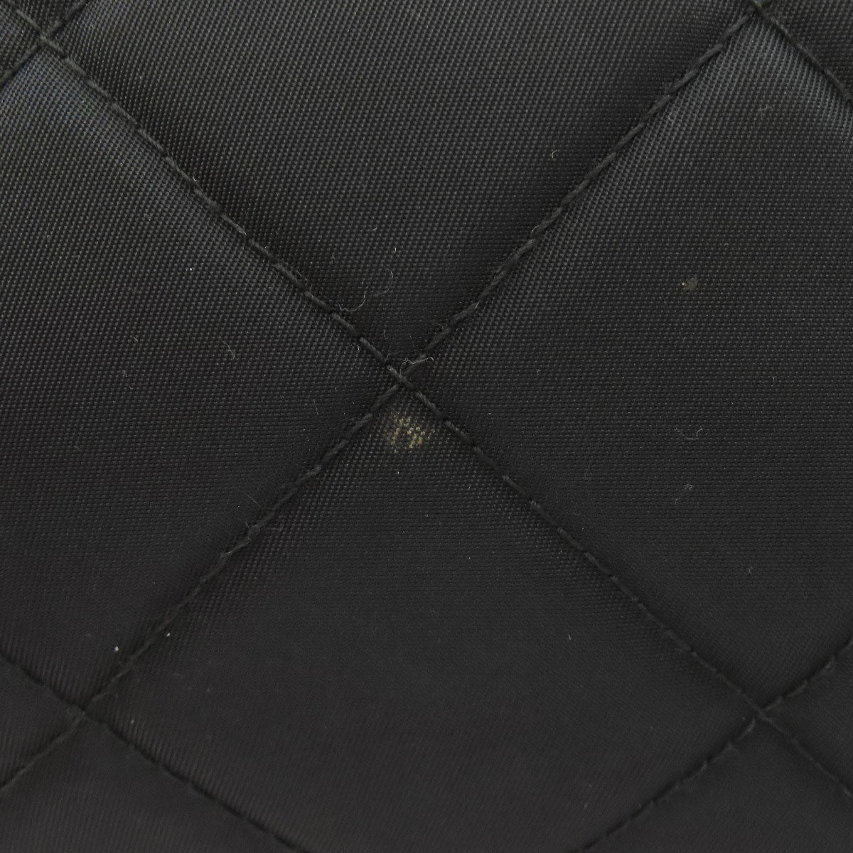 PRADA Logo Hardware Chain Shoulder Tote Bag Nylon Ladies [Used]