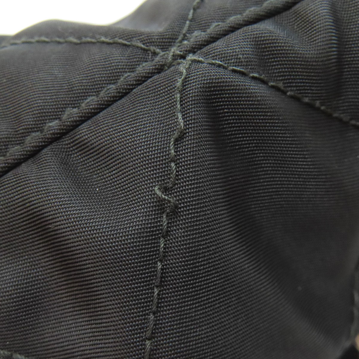 PRADA Logo Hardware Chain Shoulder Tote Bag Nylon Ladies [Used]