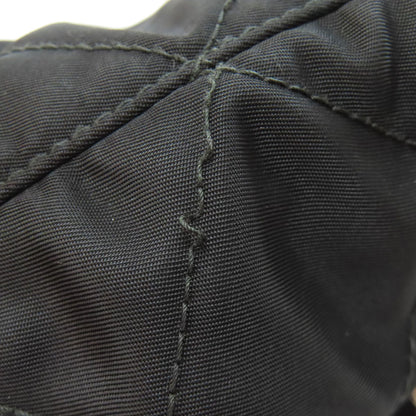 PRADA Logo Hardware Chain Shoulder Tote Bag Nylon Ladies [Used]