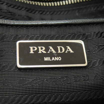 PRADA Logo Hardware Chain Shoulder Tote Bag Nylon Ladies [Used]