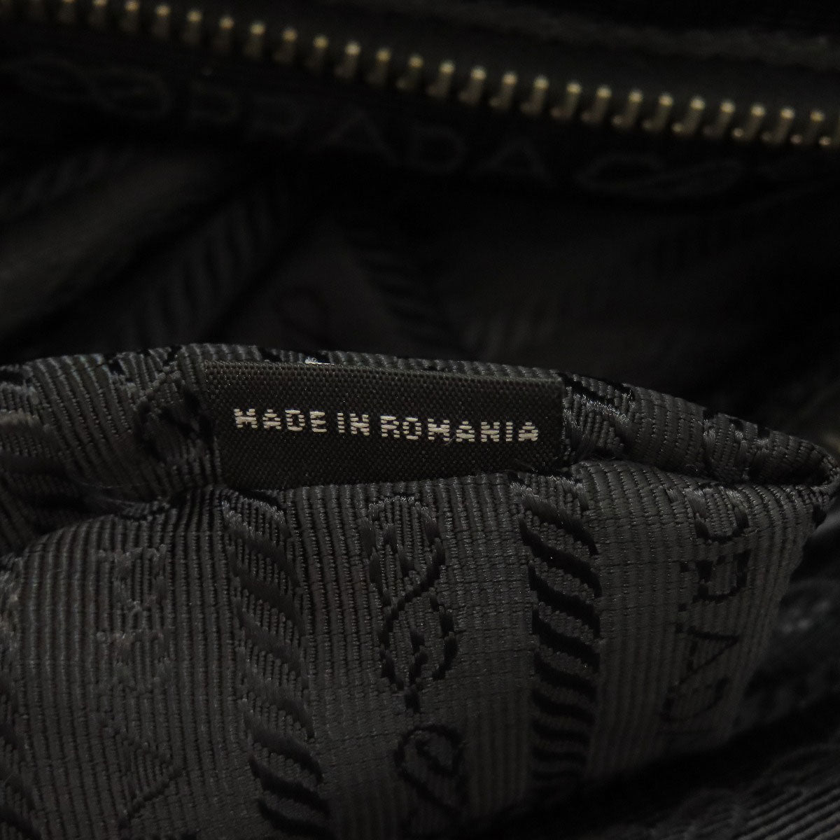 PRADA Logo Hardware Chain Shoulder Tote Bag Nylon Ladies [Used]