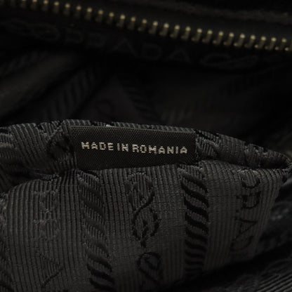 PRADA Logo Hardware Chain Shoulder Tote Bag Nylon Ladies [Used]