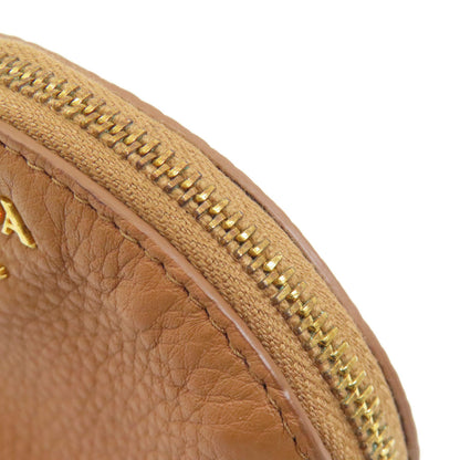 PRADA logo Accessory pouch Leather Ladies [Used]