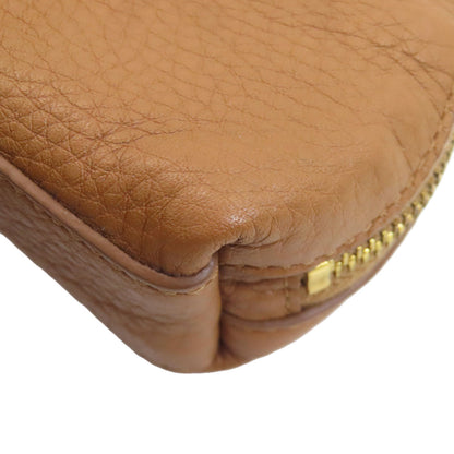 PRADA logo Accessory pouch Leather Ladies [Used]