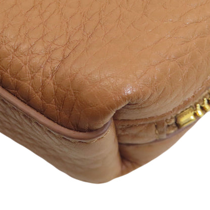 PRADA logo Accessory pouch Leather Ladies [Used]