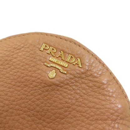 PRADA logo Accessory pouch Leather Ladies [Used]