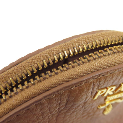 PRADA logo Accessory pouch Leather Ladies [Used]