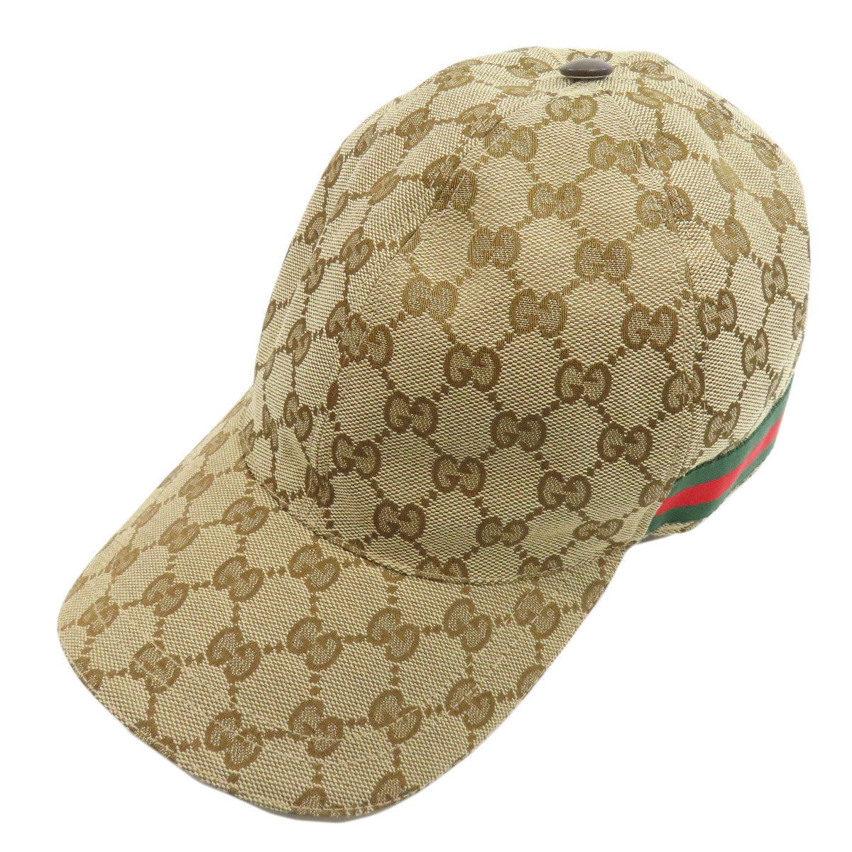 GUCCI 200035 GG Sherry Line Baseball Cap hat Canvas Ladies [Used]