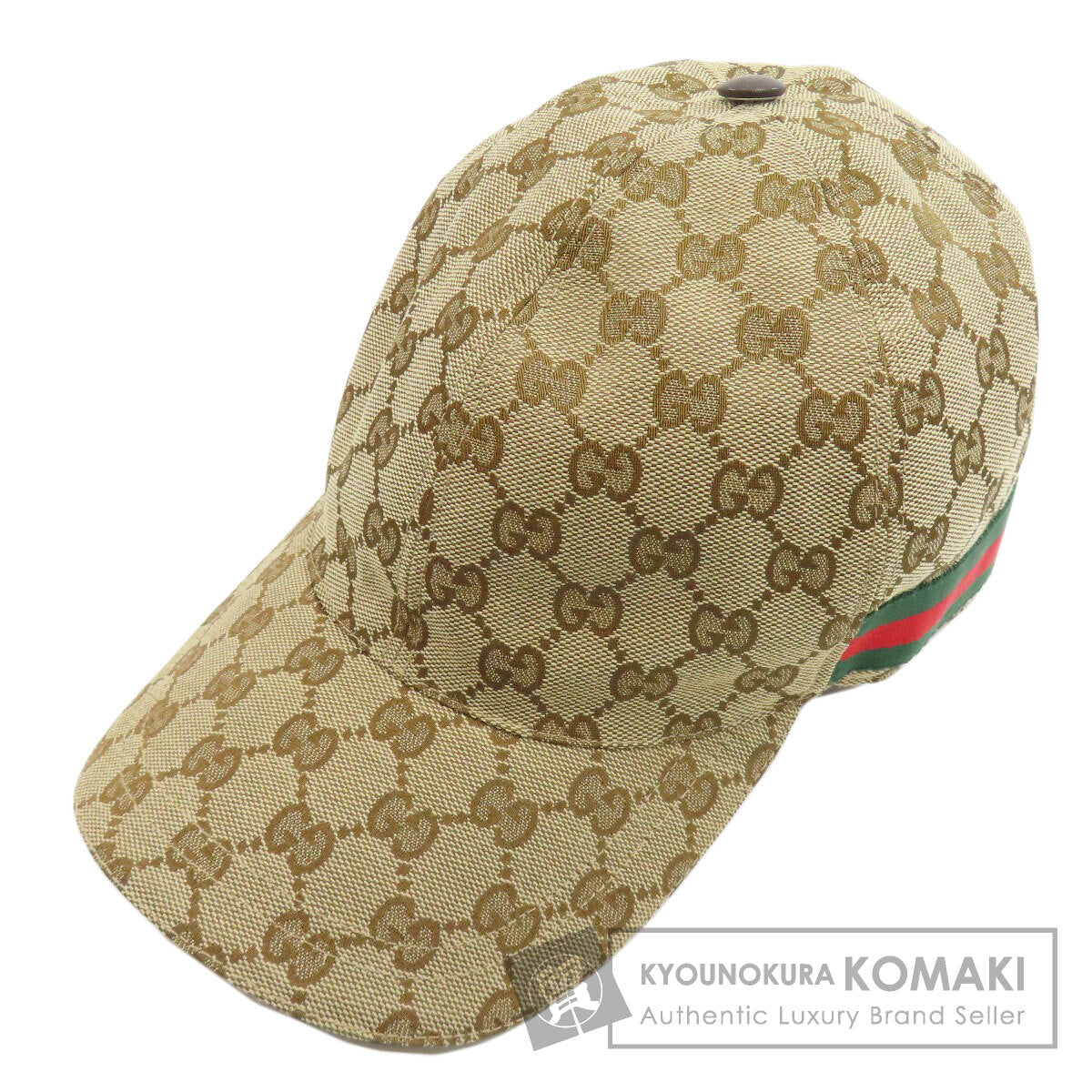GUCCI 200035 GG Sherry Line Baseball Cap hat Canvas Ladies [Used]