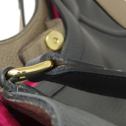 ADMJ logo Handbag Leather Ladies [Used]