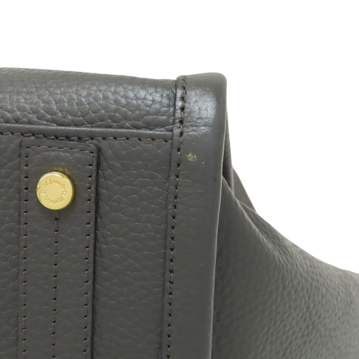 ADMJ logo Handbag Leather Ladies [Used]