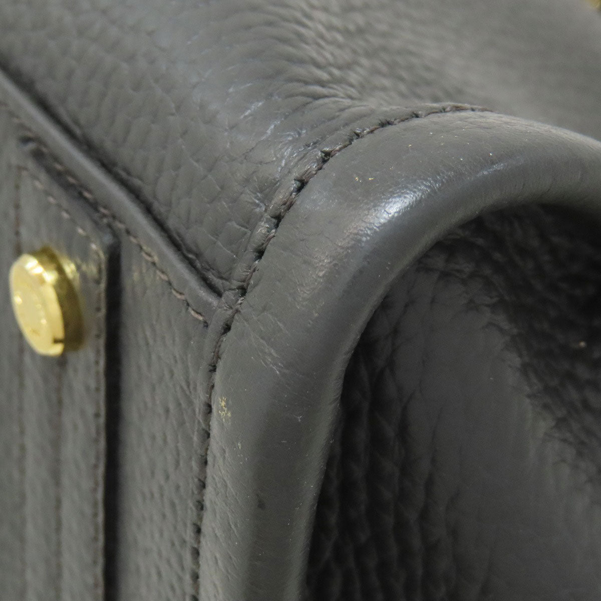 ADMJ logo Handbag Leather Ladies [Used]