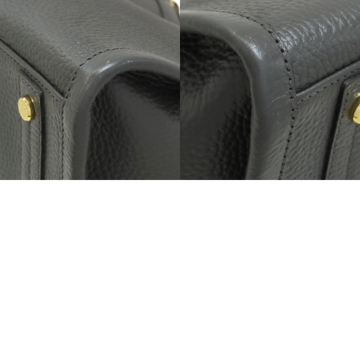 ADMJ logo Handbag Leather Ladies [Used]