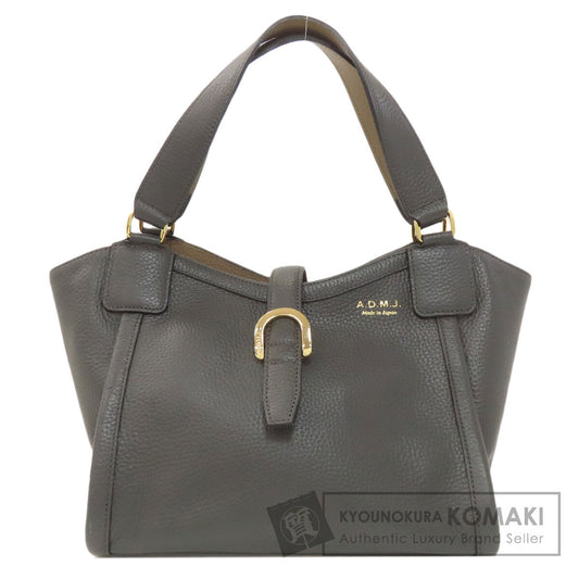 ADMJ logo Handbag Leather Ladies [Used]