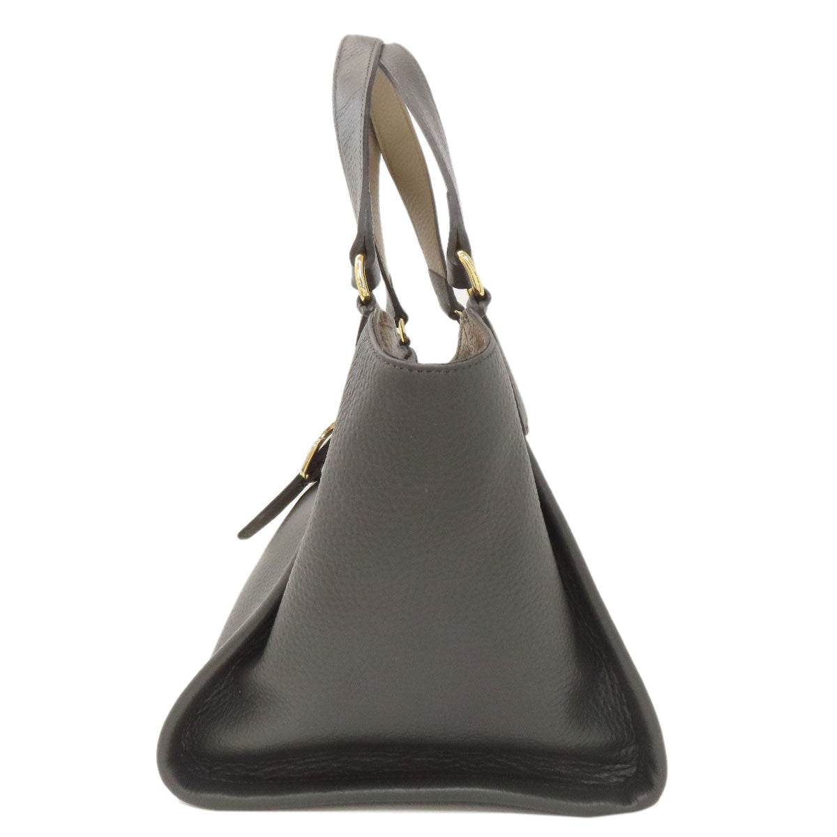 ADMJ logo Handbag Leather Ladies [Used]