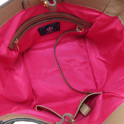 ADMJ logo Handbag Leather Ladies [Used]