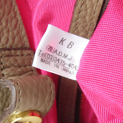 ADMJ logo Handbag Leather Ladies [Used]