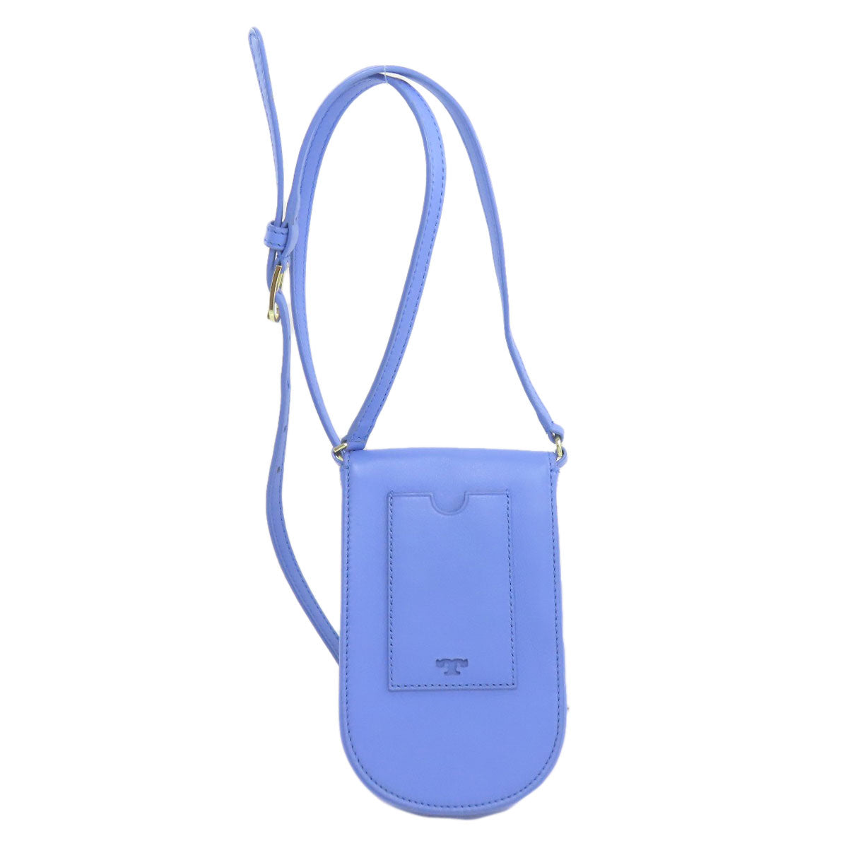 Tory Burch Smartphone Shoulder Face Motif Shoulder Bag Leather Ladies [Used]